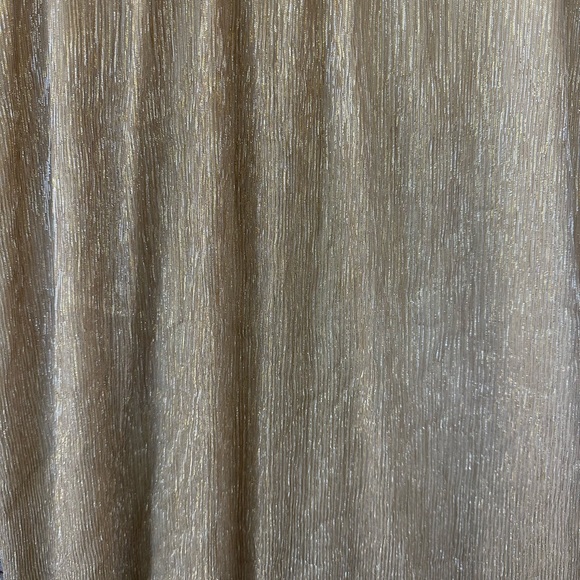 Paper Crane Gold & Silver Metallic Slip Dress Size Medium - Picture 7 of 7